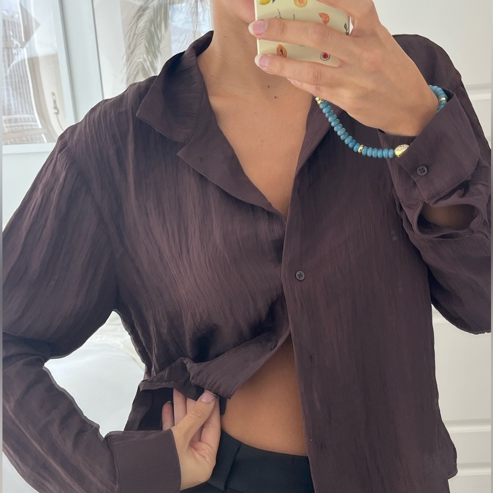 Brown Button Down